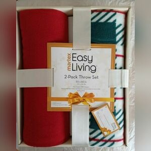 Martex Holiday Throw Gift Boxed 2-PackMartex  Throw Gift Boxed 2-Pack